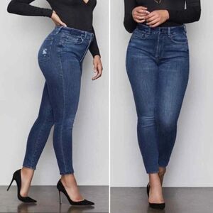 ✨ GOOD AMERICAN ✨Good Waist Ripped High Waist Skinny Jeans - [Size 10/26x29]